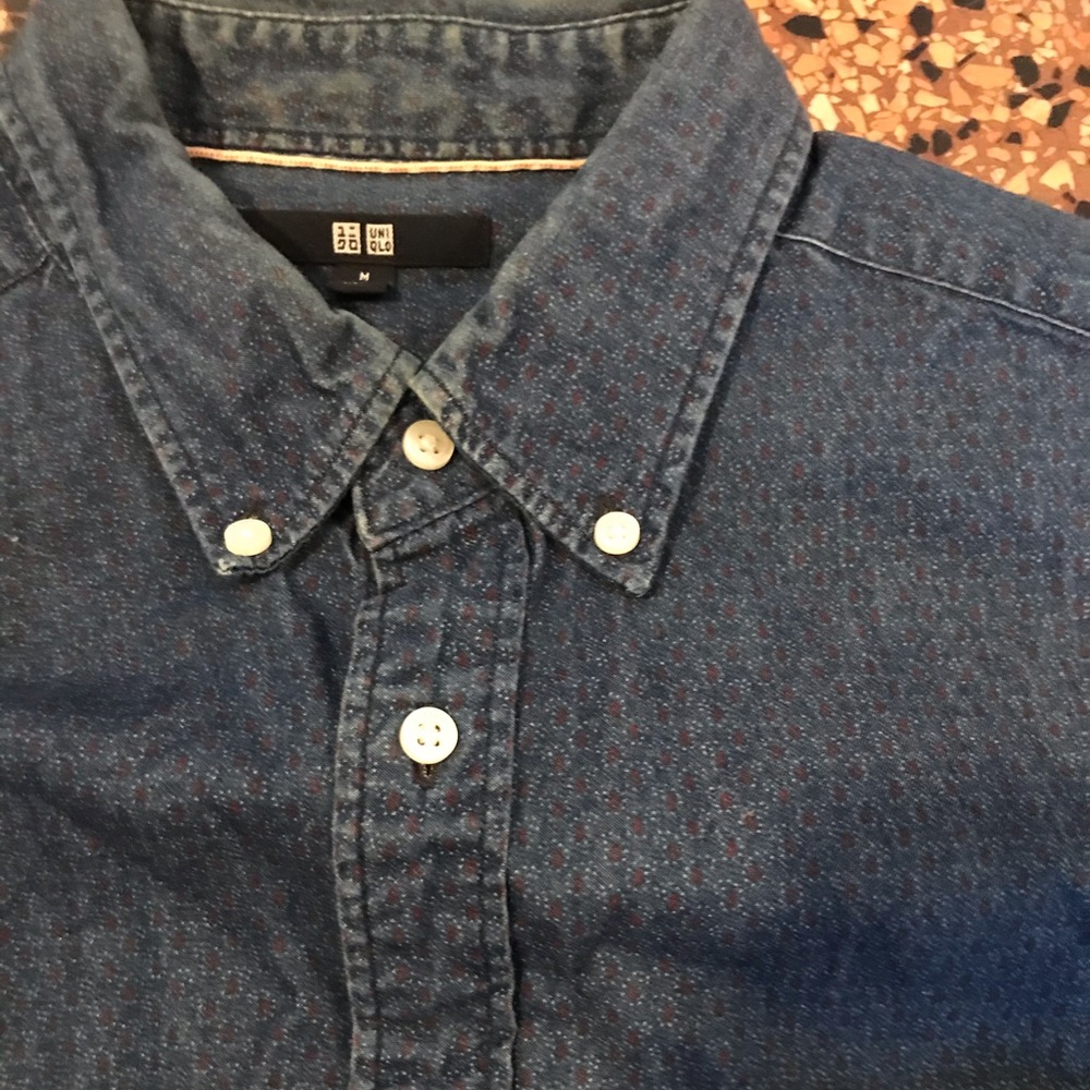 Navy Uniqlo Shirt